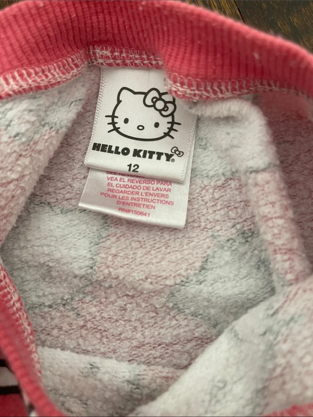 Hello Kitty Bright Pink Kids Pajama Set with All-Over Print
